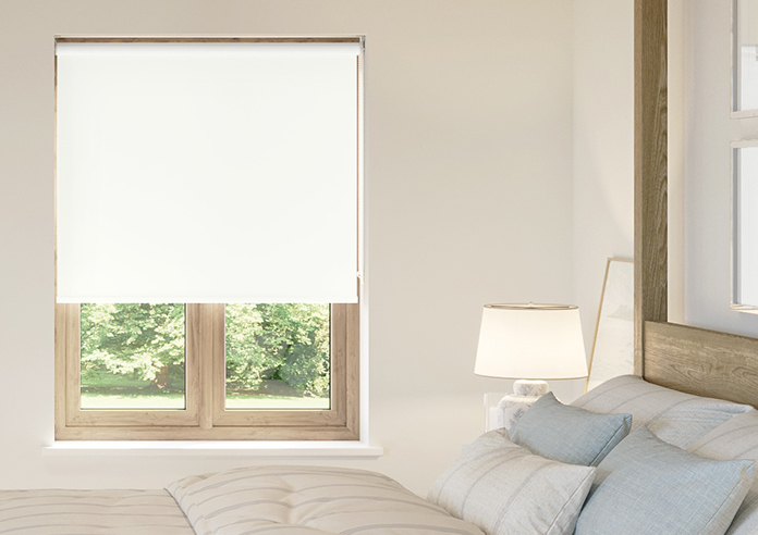 Trapani (Blackout), Snow - Twist&Fit Roller Blind - Image 3